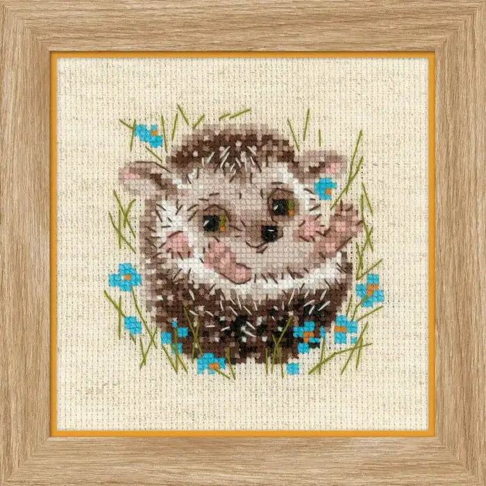 Cross Stitch Kit Riolis - LITTLE HEDGEHOG SR1753