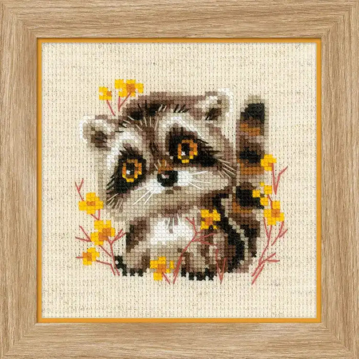 Cross Stitch Kit Riolis - LITTLE RACCOON SR1754