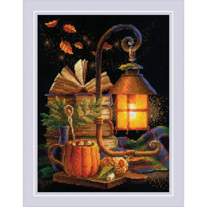 Kreuzstichset Riolis – GEMÜTLICHER HERBST 18X24 SR2146
