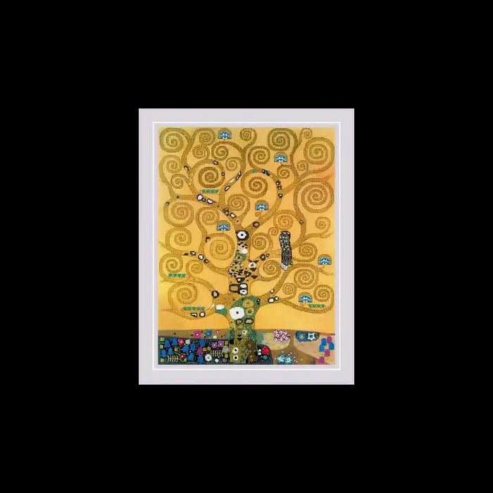 Kreuzstichset Riolis – DER BAUM DES LEBENS NACH G. KLIMTS GEMÄLDE SRPT-0094