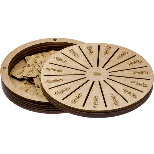 Storage Box for handcraft and 17 bobbins included Wonderland Crafts Organizer Box - HobbyJobby