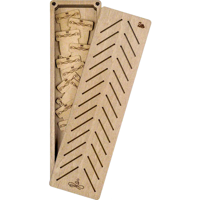 Storage Box for handcraft and 28 bobbins included Wonderland Crafts Organizer Box - HobbyJobby