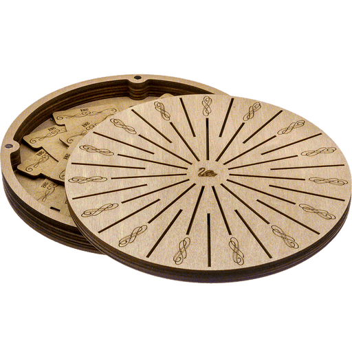 Storage Box for handcraft and 32 bobbins included Wonderland Crafts Organizer Box - HobbyJobby