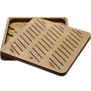 Storage Box for handcraft and 32 bobbins included Wonderland Crafts Organizer Box - HobbyJobby