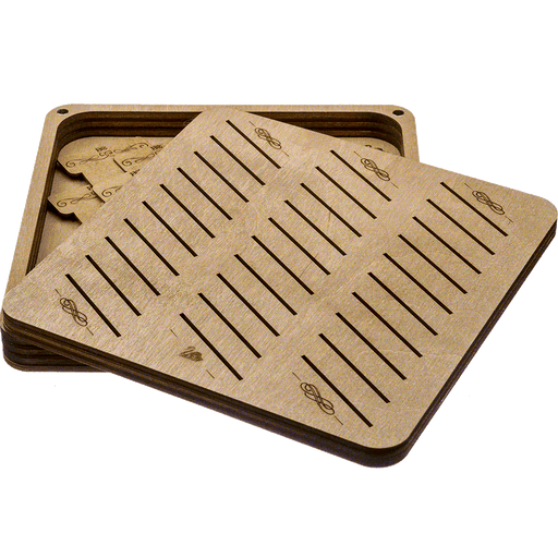 Storage Box for handcraft and 32 bobbins included Wonderland Crafts Organizer Box - HobbyJobby