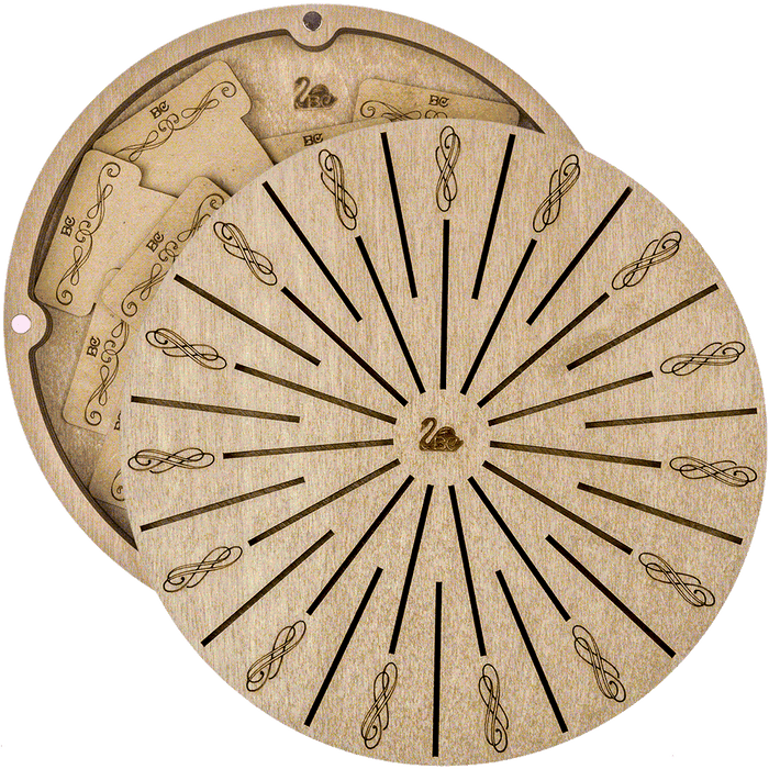 Storage Box for handcraft and 32 bobbins included Wonderland Crafts Organizer Box - HobbyJobby