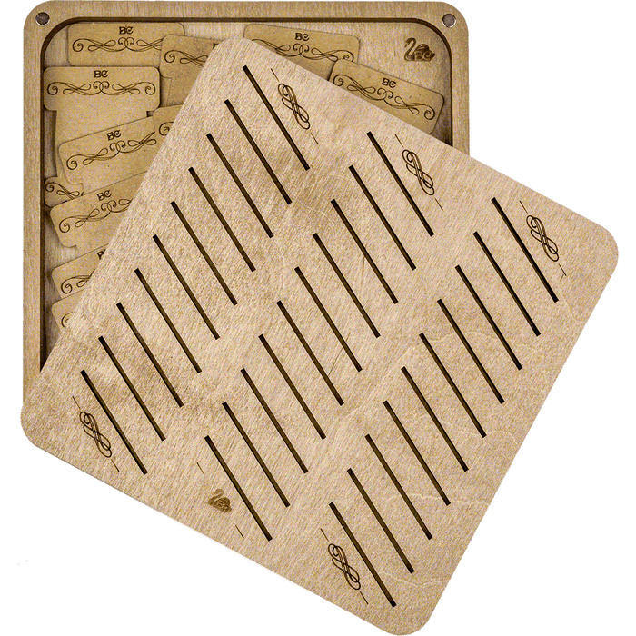 Storage Box for handcraft and 32 bobbins included Wonderland Crafts Organizer Box - HobbyJobby