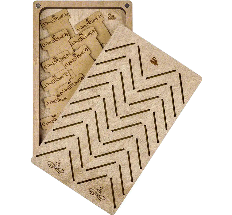 Storage Box for handcraft and 38 bobbins included Wonderland Crafts Organizer Box - HobbyJobby