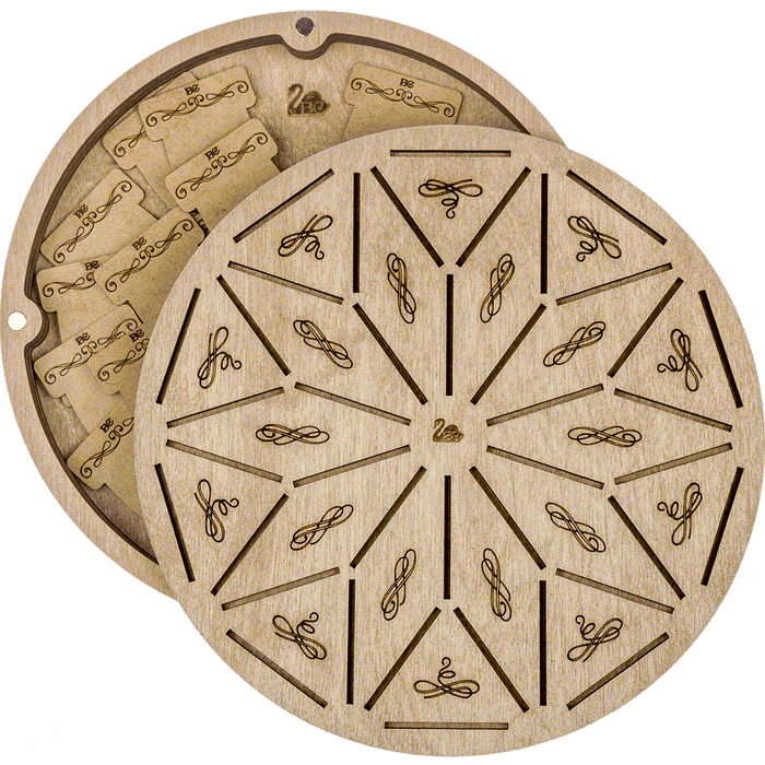 Storage Box for handcraft and 42 bobbins included Wonderland Crafts Organizer Box - HobbyJobby