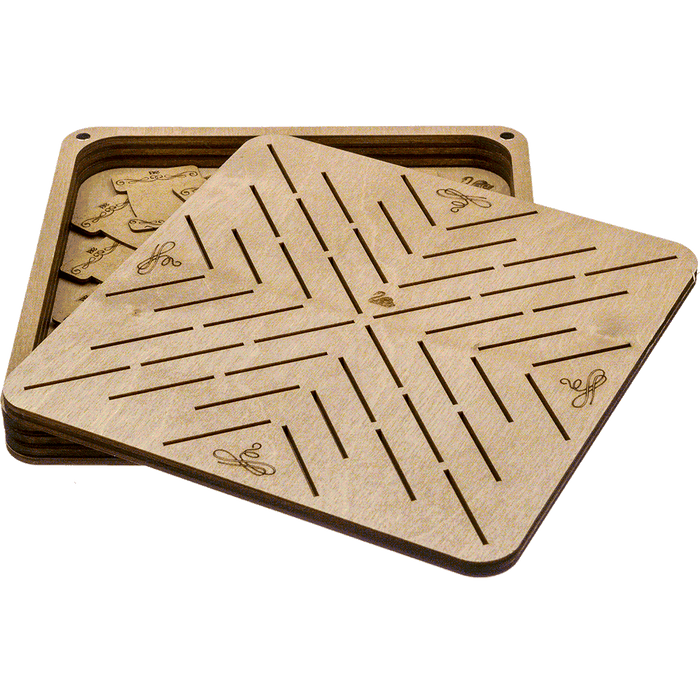 Storage Box for handcraft with 46 bobbins Wonderland Crafts Organizer Box - HobbyJobby