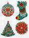 Toys Cross Stitch Kits - Christmas Decorations, JK042 Luca-S Cross Stitch Toys - HobbyJobby