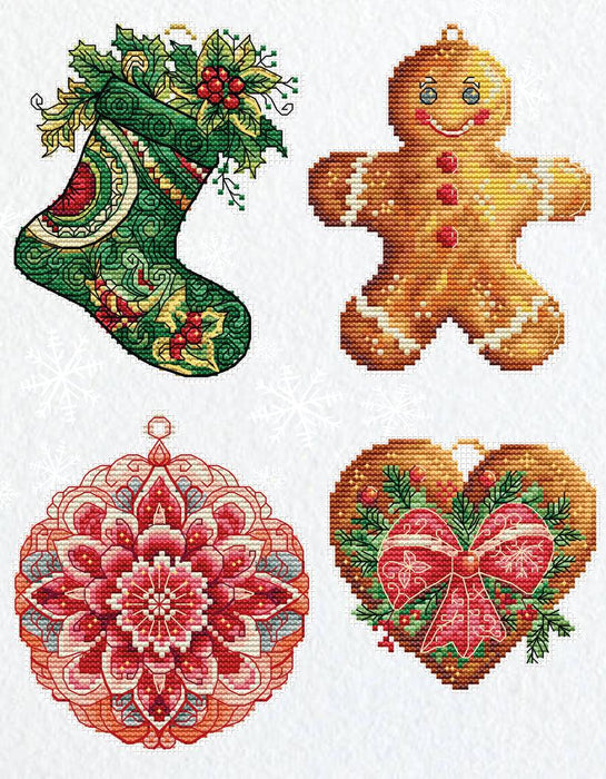 Toys Cross Stitch Kits - Winter Decorations, JK043 Luca-S Cross Stitch Toys - HobbyJobby