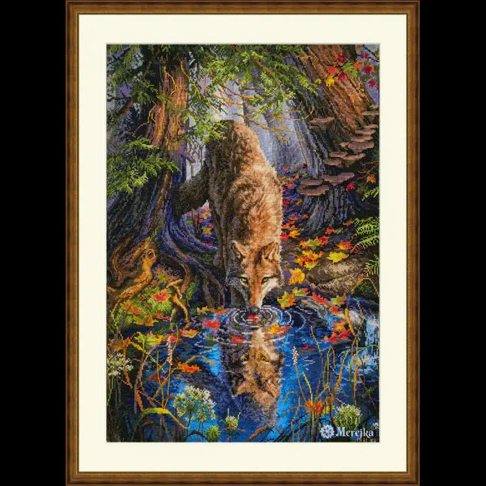 Cross Stitch Kit Merejka - WILD SPIRIT 32,5X48CM SK217