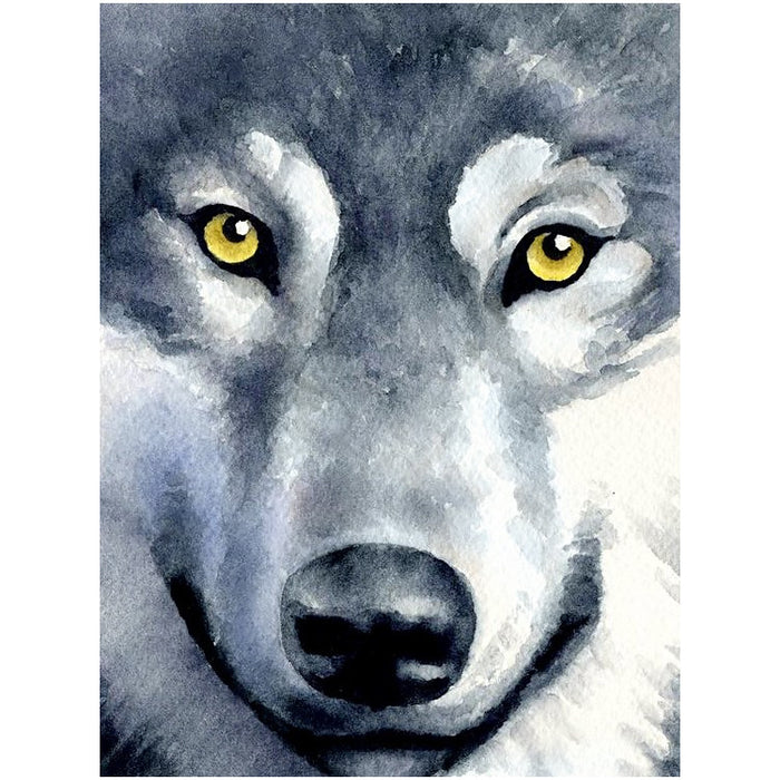 Diamond Painting Kit - WOLF LOOK 15*20 CM WD2361