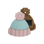 Wooden needle case "Blue hat" HobbyJobby Needle Cases - HobbyJobby