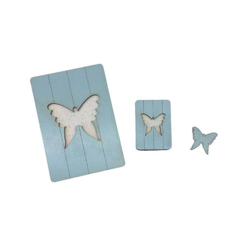 Wooden needle case - Butterfly, KF056/13 Needle Cases - HobbyJobby