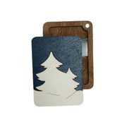 Wooden needle case "Winter forest" HobbyJobby Needle Cases - HobbyJobby