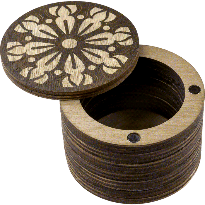 Wooden Storage Box for Handcrafts Wonderland Crafts Organizer Box - HobbyJobby