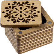 Wooden Storage Box for Handcrafts Wonderland Crafts Organizer Box - HobbyJobby