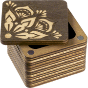 Wooden Storage Box for Handcrafts Wonderland Crafts Organizer Box - HobbyJobby