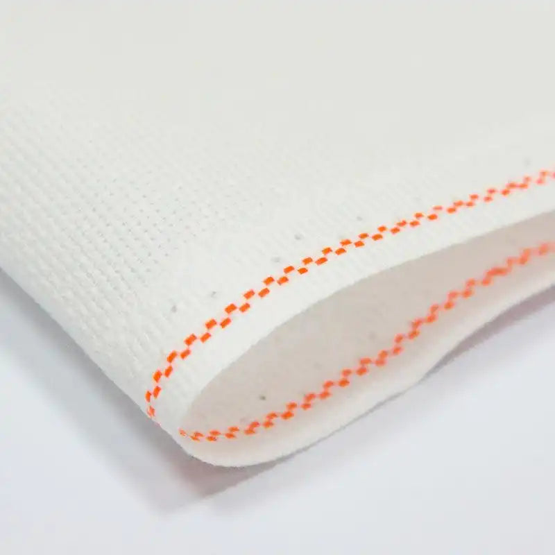 Aida 18 Count Zweigart Needlework Fabric Color 100 Snow White Fabric - HobbyJobby