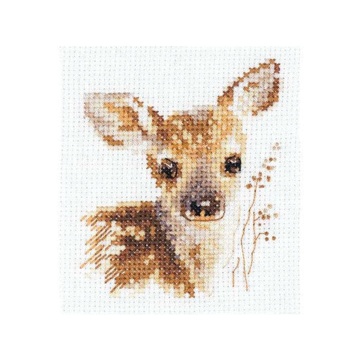 Alisa Cross Stitch Kit - Animal Portraits. Fawn Alisa Cross Stitch Kits - HobbyJobby