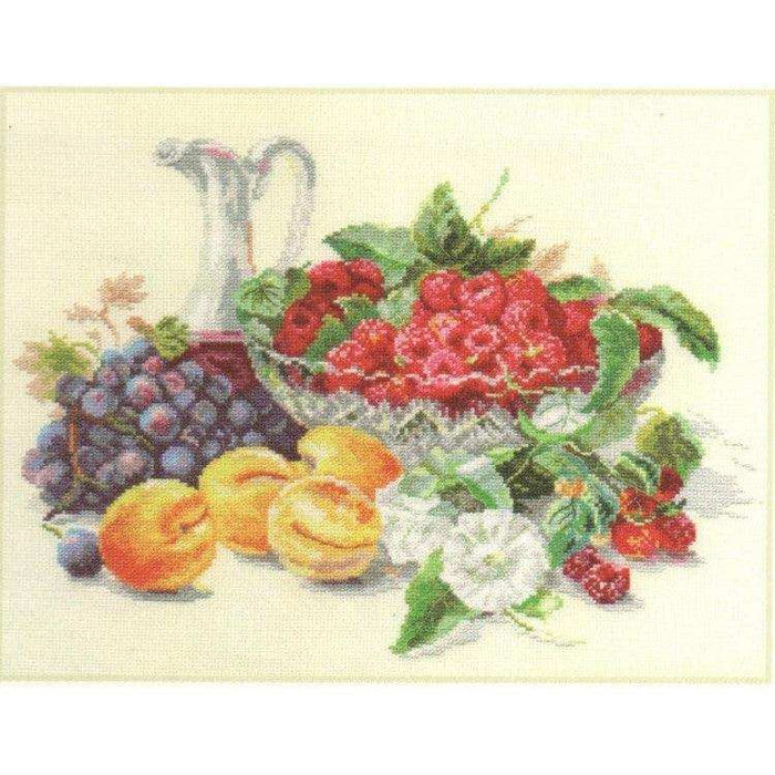 Alisa Cross Stitch Kit - Apricots And Raspberries Alisa Cross Stitch Kits - HobbyJobby