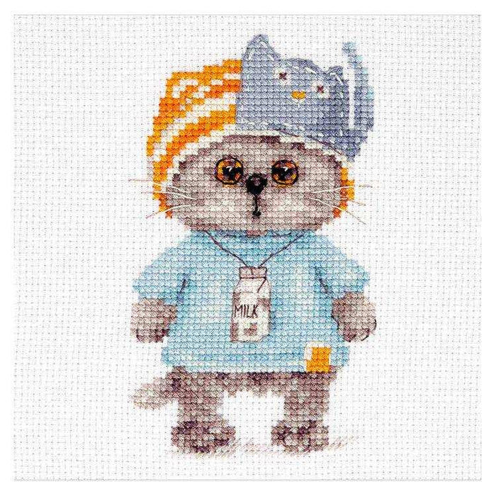 Alisa Cross Stitch Kit - "Basik Baby Cat" Alisa Cross Stitch Kits - HobbyJobby