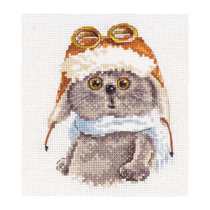 Alisa Cross Stitch Kit - Basik Pilot Alisa Cross Stitch Kits - HobbyJobby