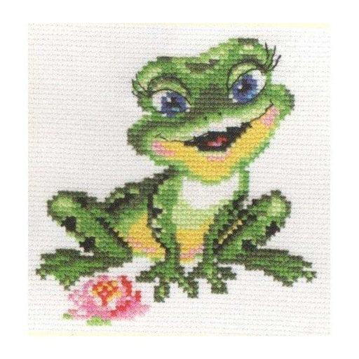 Alisa Cross Stitch Kit - Beautiful Frog Alisa Cross Stitch Kits - HobbyJobby