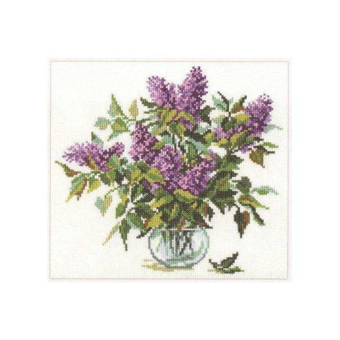 Alisa Cross Stitch Kit - Bouquet Of Lilacs Alisa Cross Stitch Kits - HobbyJobby