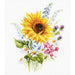 Alisa Cross Stitch Kit - Bouquet With Sunflower Cross Stitch Kits - HobbyJobby