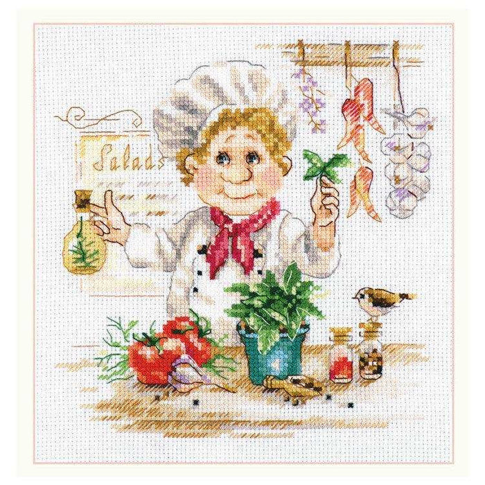 Alisa Cross Stitch Kit - Chef Alisa Cross Stitch Kits - HobbyJobby