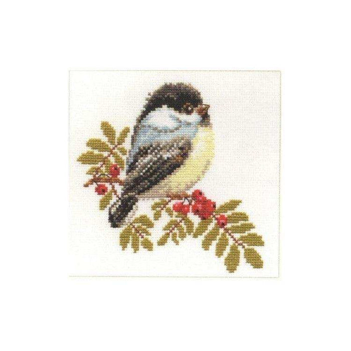 Alisa Cross Stitch Kit - Chickadee Alisa Cross Stitch Kits - HobbyJobby