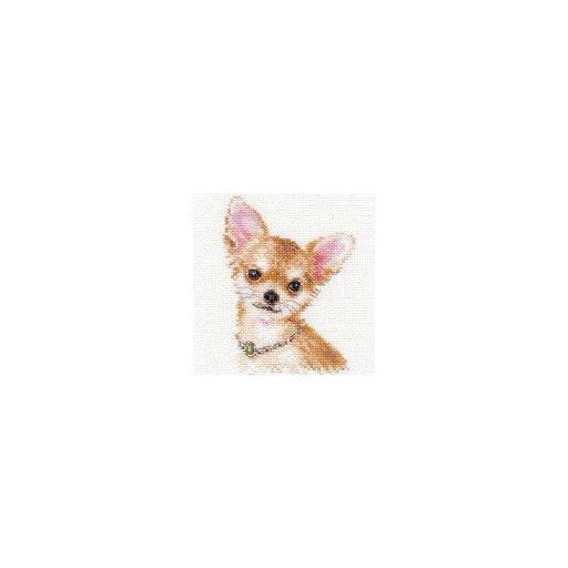 Alisa Cross Stitch Kit - Chihuahua Alisa Cross Stitch Kits - HobbyJobby