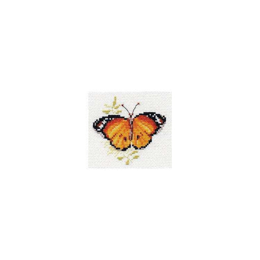 Alisa Cross Stitch Kit - Colourful Butterflies - Red Alisa Cross Stitch Kits - HobbyJobby