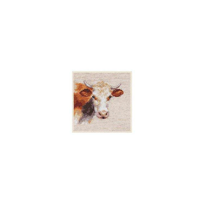 Alisa Cross Stitch Kit - Cow Alisa Cross Stitch Kits - HobbyJobby