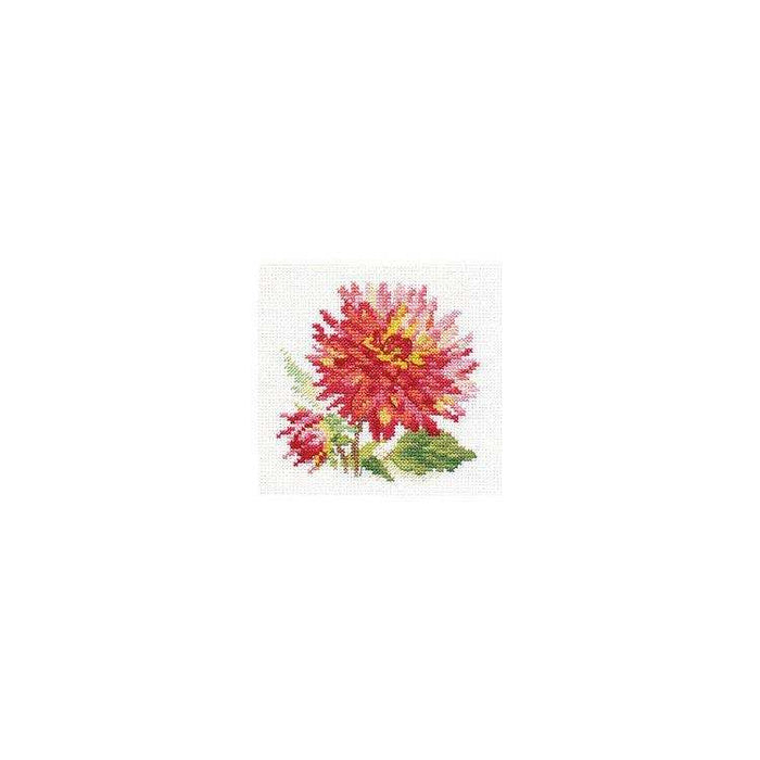Alisa Cross Stitch Kit - Dahlia Alisa Cross Stitch Kits - HobbyJobby