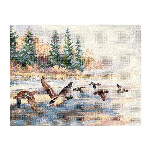 Alisa Cross Stitch Kit - Flying Ducks Alisa Cross Stitch Kits - HobbyJobby
