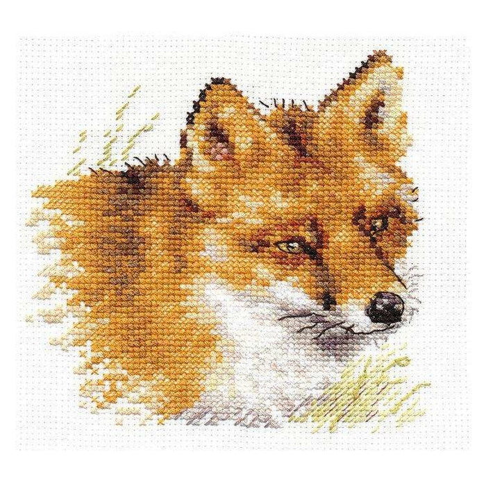 Alisa Cross Stitch Kit - Fox Alisa Cross Stitch Kits - HobbyJobby