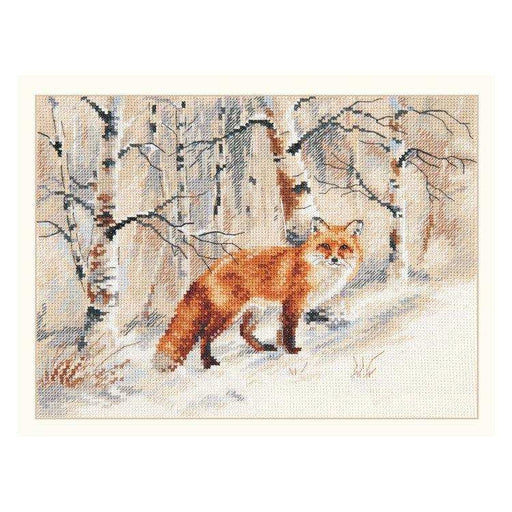 Alisa Cross Stitch Kit - Fox Alisa Cross Stitch Kits - HobbyJobby