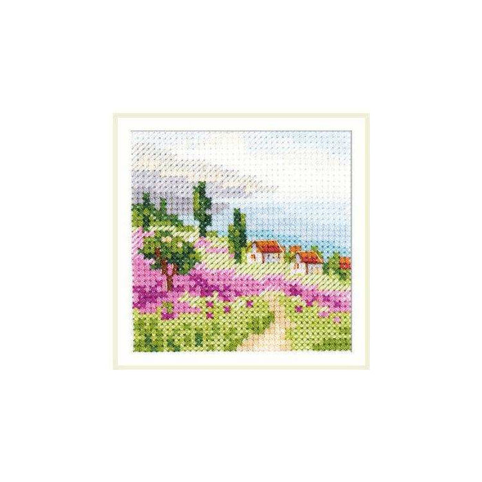 Alisa Cross Stitch Kit - Lavender At The Sea Alisa Cross Stitch Kits - HobbyJobby