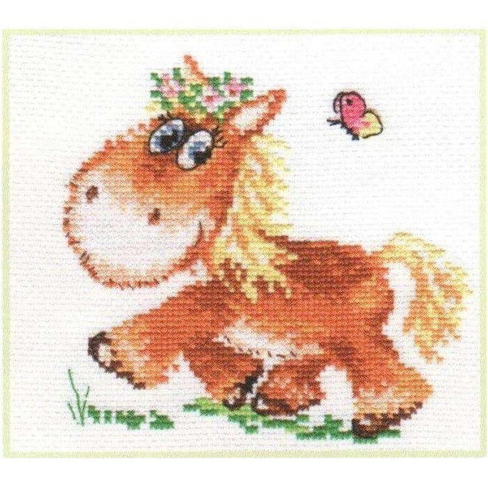 Alisa Cross Stitch Kit - Little Horse Alisa Cross Stitch Kits - HobbyJobby