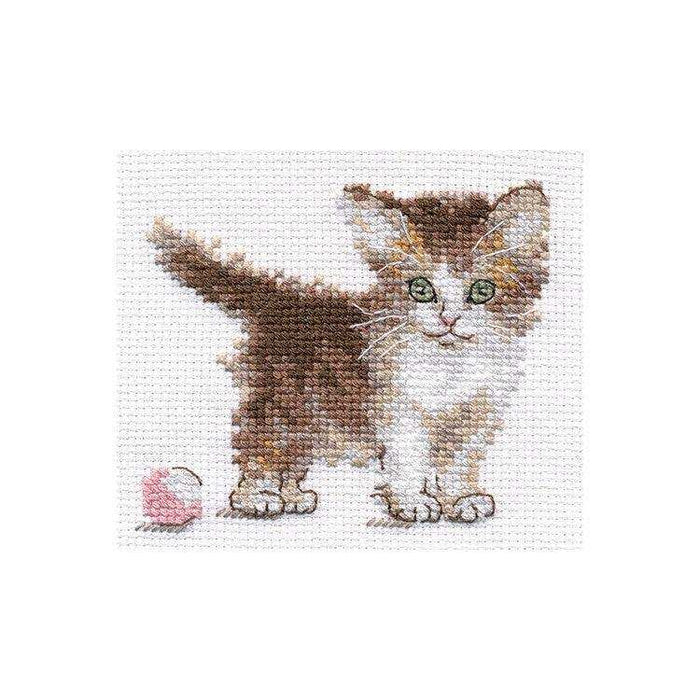 Alisa Cross Stitch Kit - Little Kitten Alisa Cross Stitch Kits - HobbyJobby