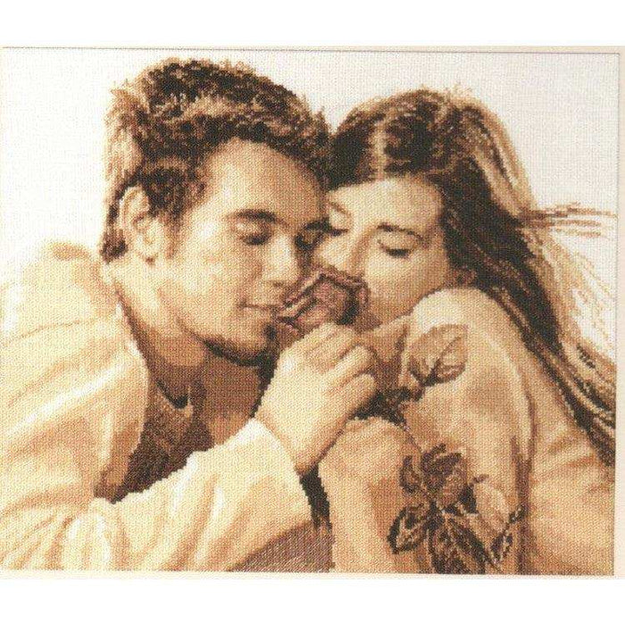 Alisa Cross Stitch Kit - Loving Couple Alisa Cross Stitch Kits - HobbyJobby