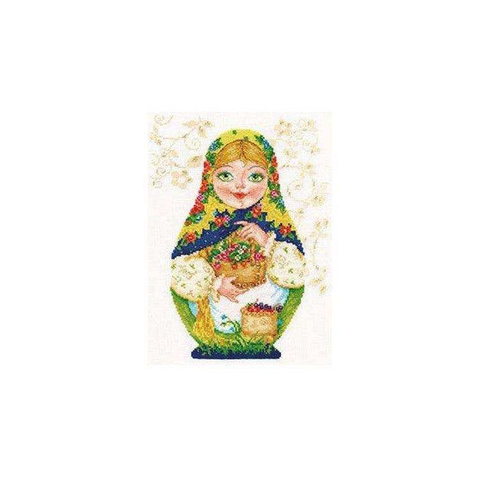 Alisa Cross Stitch Kit - Matreshki. Summer Beauty Alisa Cross Stitch Kits - HobbyJobby