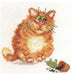 Alisa Cross Stitch Kit - Mischievous Cat Alisa Cross Stitch Kits - HobbyJobby