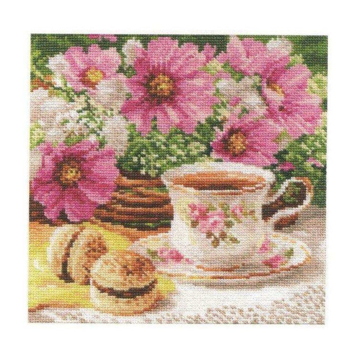 Alisa Cross Stitch Kit - Morning Tea Alisa Cross Stitch Kits - HobbyJobby