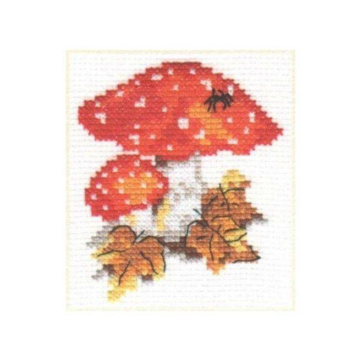 Alisa Cross Stitch Kit - Mushrooms Alisa Cross Stitch Kits - HobbyJobby