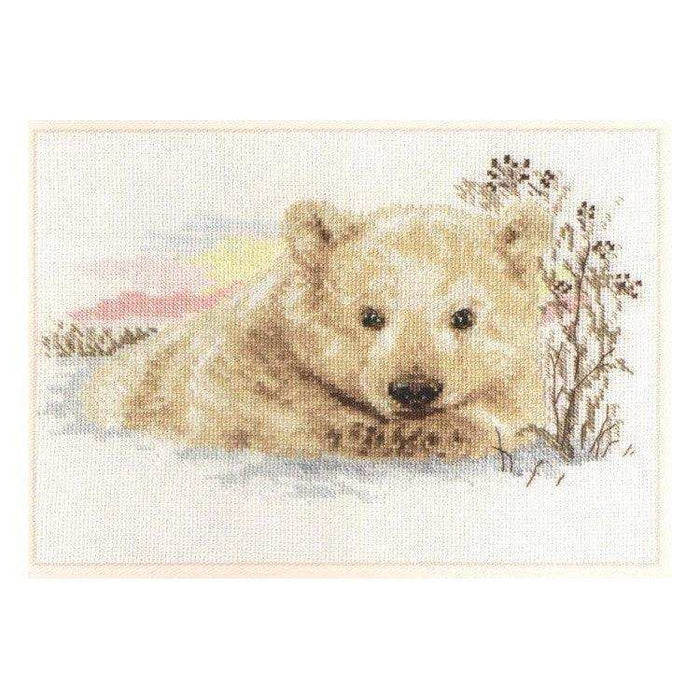 Alisa Cross Stitch Kit - Northern Bear Cub Alisa Cross Stitch Kits - HobbyJobby